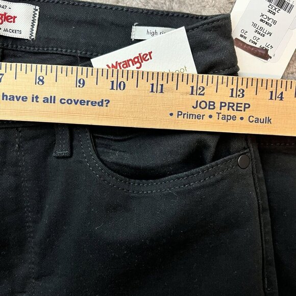 Wrangler Women's Black High Rise Bold Boot Jeans Size 2 x 32 NWT - Picture 11 of 11